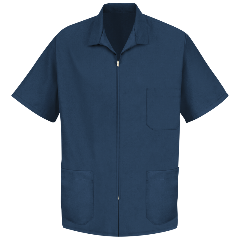 Red Kap KP44 Men's Zipper-Front Smock