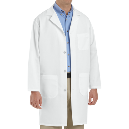 Red Kap KT34 Men's White Staff Coat