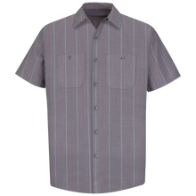 Load image into Gallery viewer, Red Kap SP24 Men&#39;s Striped Short Sleeve Work Shirt
