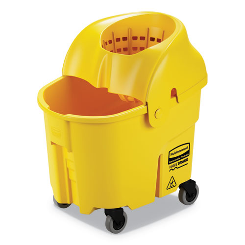 Rubbermaid WaveBrake 35 Quart Prison Mop Bucket and Wringer