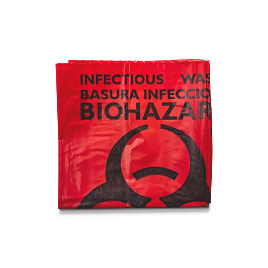 Safetec Red Biohazard Infectious Waste Bags