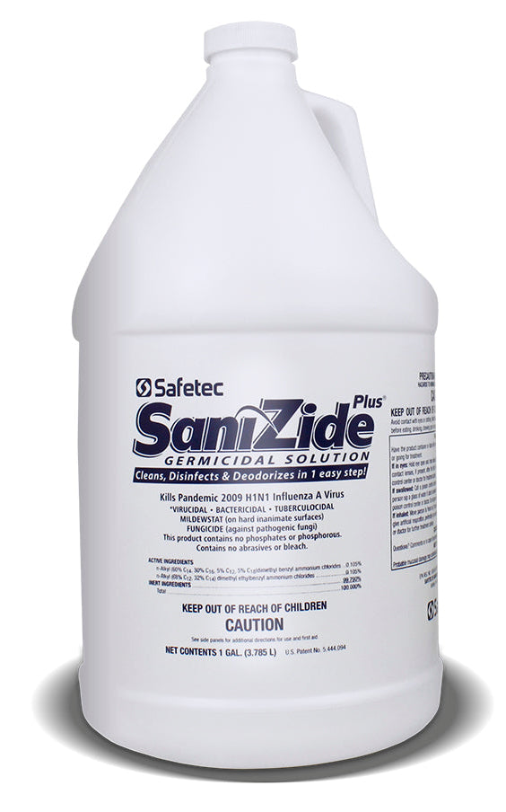 Safetec 34815 Sanizide Plus Surface Disinfectant Gallon Bottles