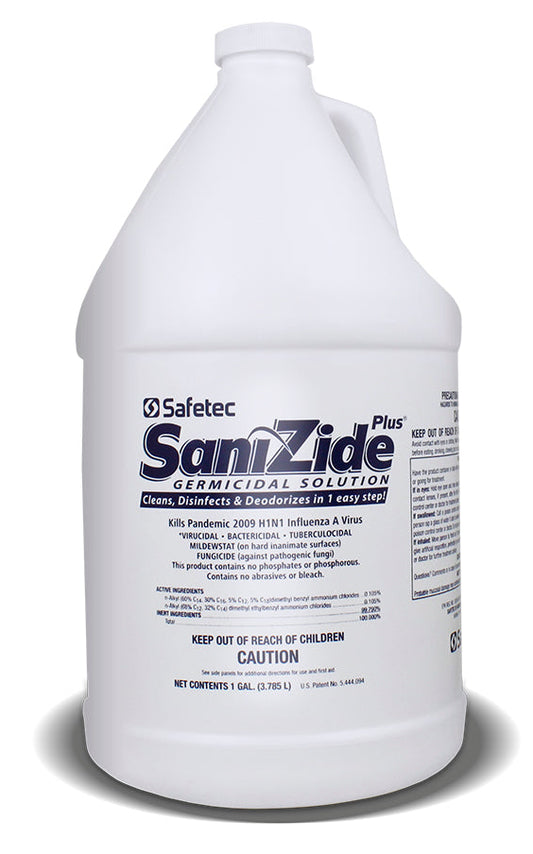 Safetec 34815 Sanizide Plus Surface Disinfectant Gallon Bottles