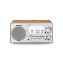 Load image into Gallery viewer, Sangean WR-2CL Digital AM-FM Clear Cabinet Table-Top Radio
