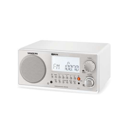 Sangean WR-2CL Digital AM-FM Clear Cabinet Table-Top Radio