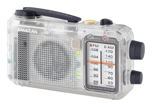 Sangean MMR-77CL / MMR-77CLX - Multi-Powered Portable Radio Receiver - Clear