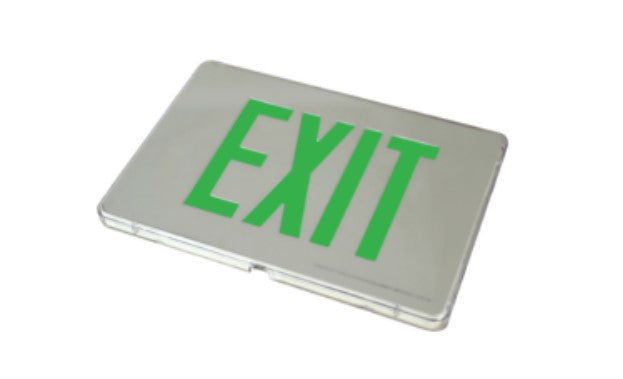 Exit Signs Rsa Shat-R-Shield Lighting Ironclad RZ EXIT Sign for Corrections Facilities ...