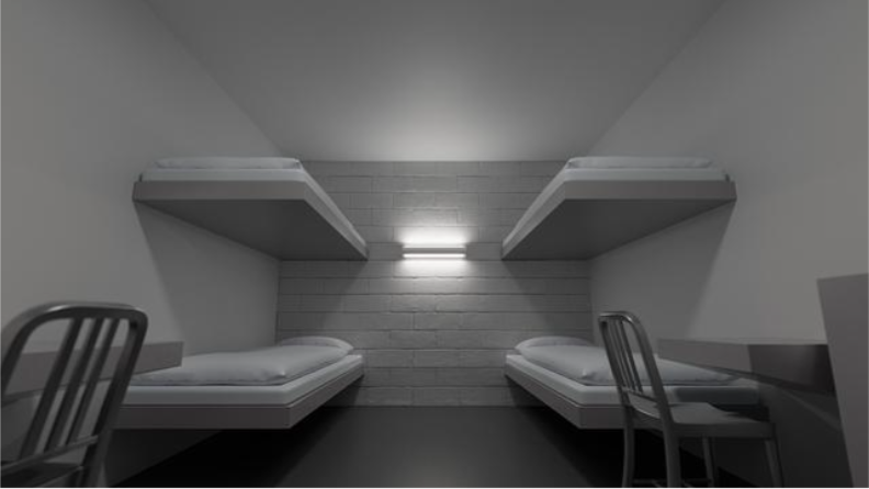 Shat-R-Shield Lighting Ironclad UDF Up/Down Correctional LED Light Fixture
