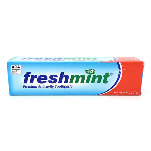 Freshmint TPADA46 4.6 oz. Premium Anticavity Fluoride Toothpaste (ADA Approved) (Individual Box)