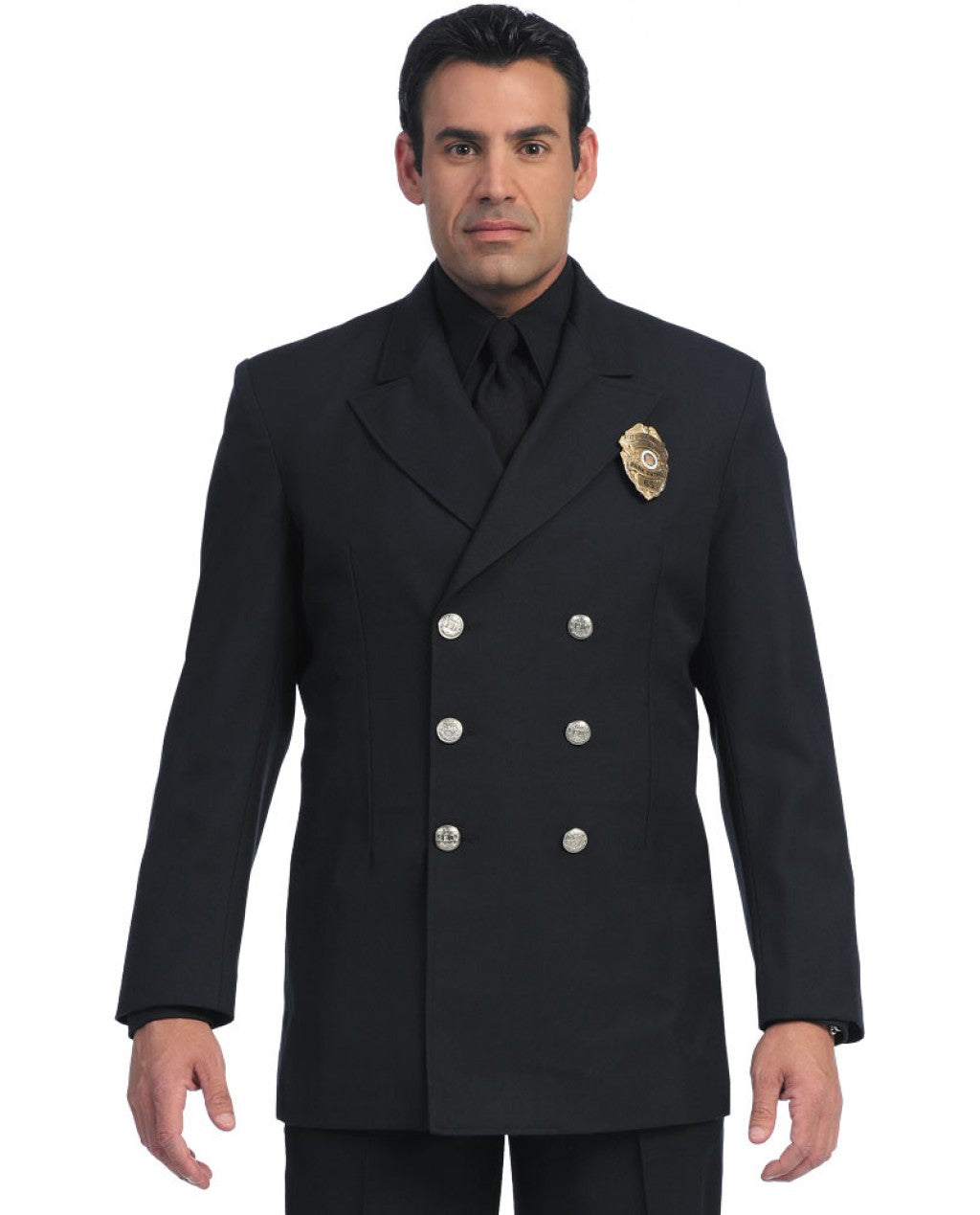 United Uniforms Double Breasted Class A Dress Coat - Polyester Elastique Weave