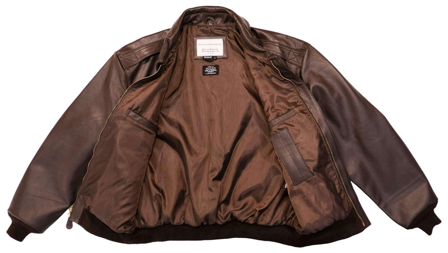 Taylors Leatherwear A299 USAF Leather Bomber Jacket