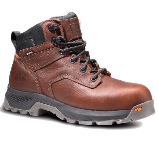 Timberland PRO TB1A42FY214 Men's 6" Titan EV Composite Toe Waterproof Work Boots - Brown
