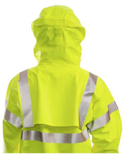 Load image into Gallery viewer, Tingley Eclipse Quad-Hazard Rain Coat (Hi Vis Type R Class 3, Liquidproof, Arc Flash and Flash Fire Resistant) (HRC 2 - 8.7 cal)
