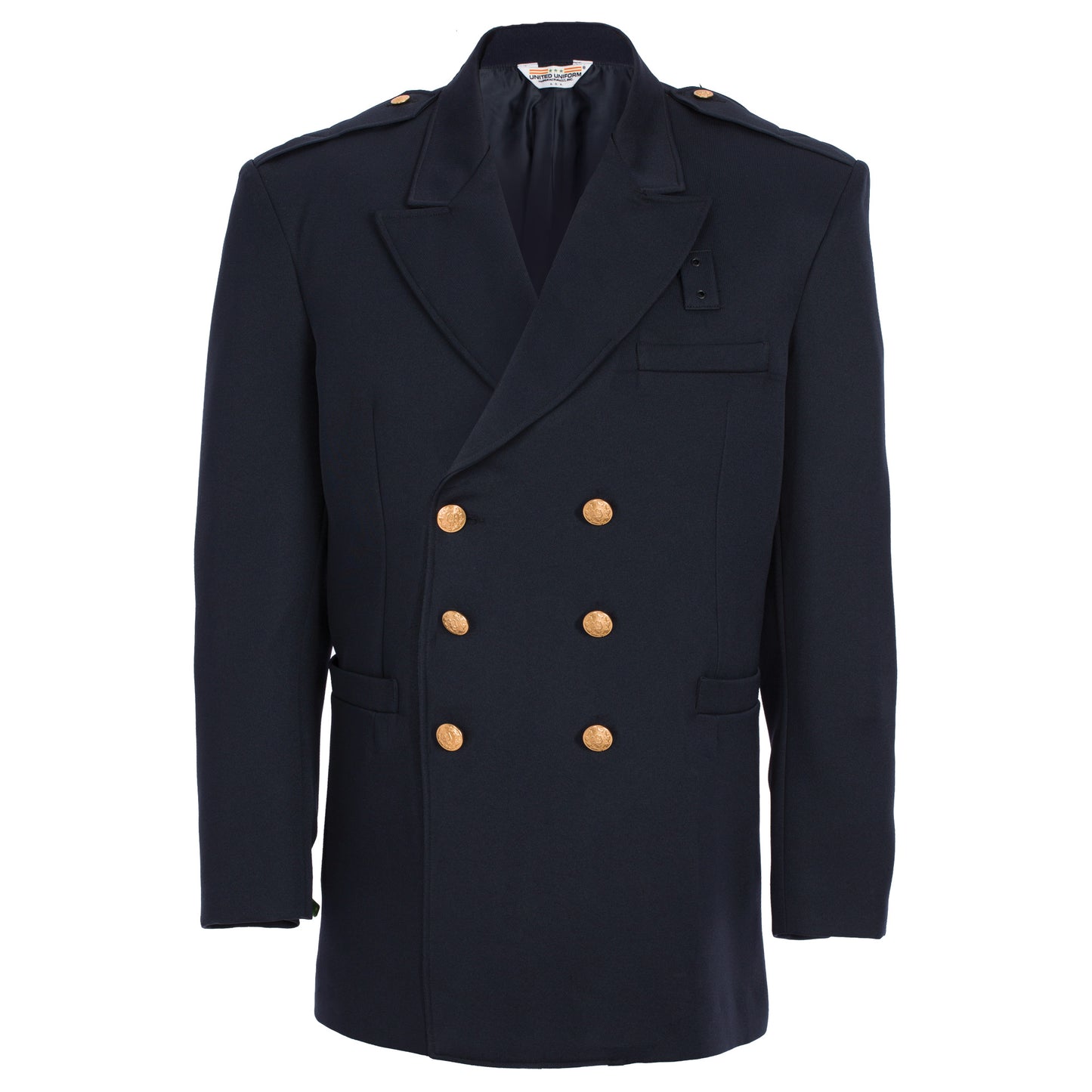 United Uniforms Double Breasted Class A Dress Coat - 100% Wool Serge
