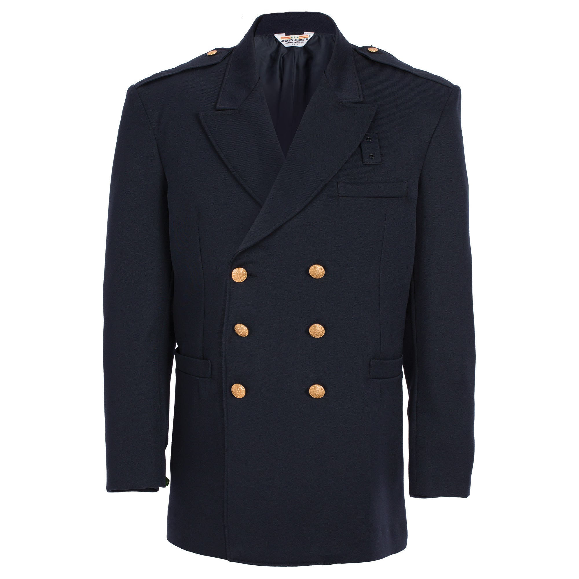 United Uniforms Double Breasted Class A Dress Coat - 100% Wool Serge