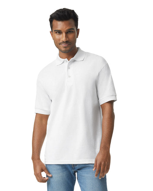 Men's Knit Polo Shirt with Collar
