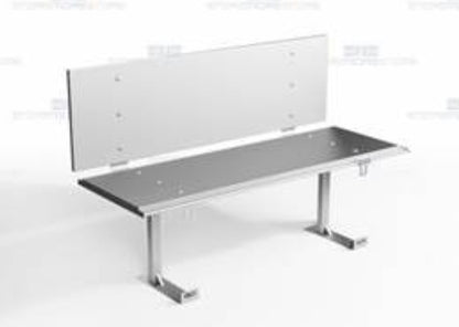 Prisoner Bench with Backrest