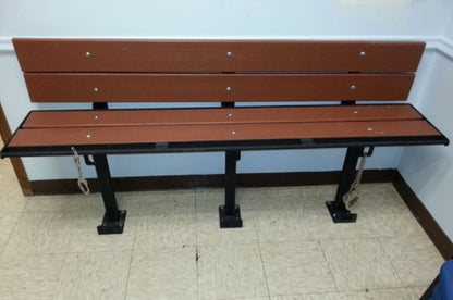 Prisoner Bench with Backrest