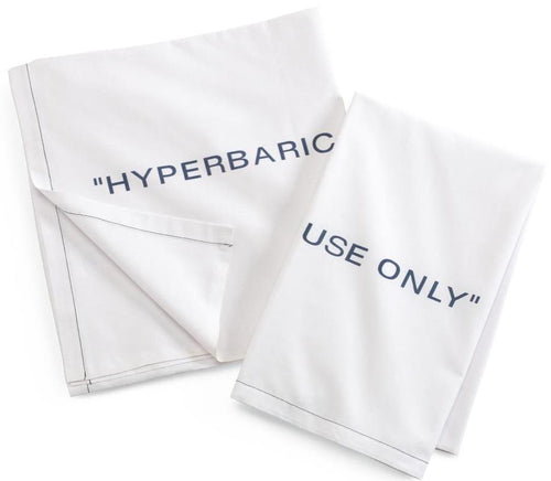 T180 Percale Hospital Hyperbaric Sheets and Pillowcases