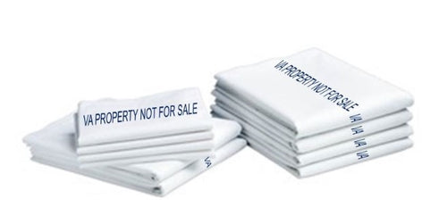 T180 Percale "Hospital Property" or "VA Property" Bed Sheets