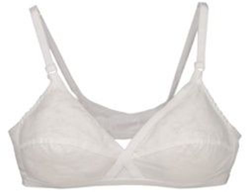 Private Label First Quality - Cross Your Heart Bra Size 32 A - White - XL