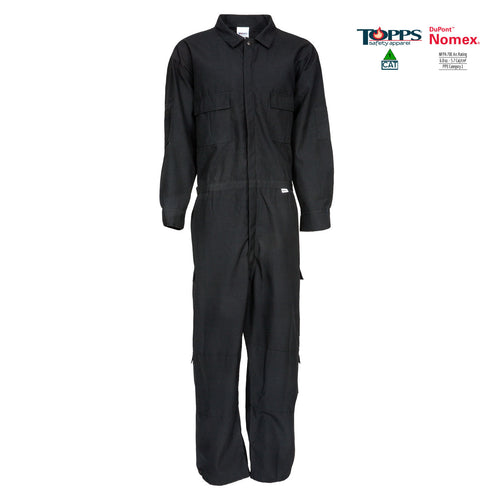 Topps Safety Apparel SS60-FR T14 Flame Resistant Squad Suit Jumpsuit - Nomex IIIA (HRC 1 - 5.7 cal)