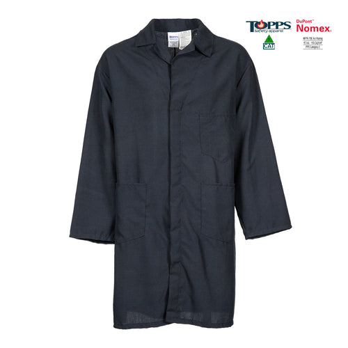 Topps Safety Apparel TC16 Nomex IIIA Flame Resistant Lab/Tech/Shop Coat (HRC 1 - 4.6 cal)