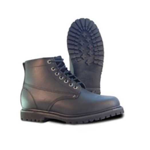 Men's 6" Leather Inmate Boots - Black
