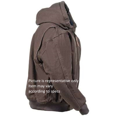 Prison Inmate Hooded Quilt Lined Coat
