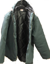 Load image into Gallery viewer, Prison Inmate Hooded Quilt Lined Coat
