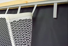 Load image into Gallery viewer, Breakaway Shower Curtains with See-Thru Modesty Top and Bottom
