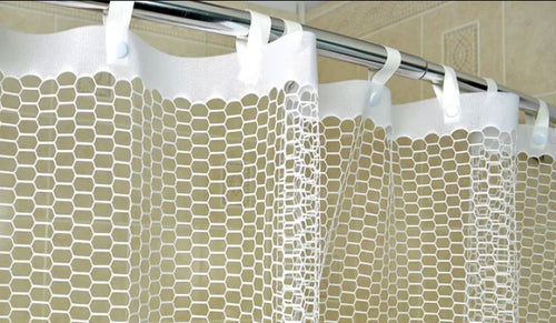 Hookless Shower Curtain with Snap Loop Header