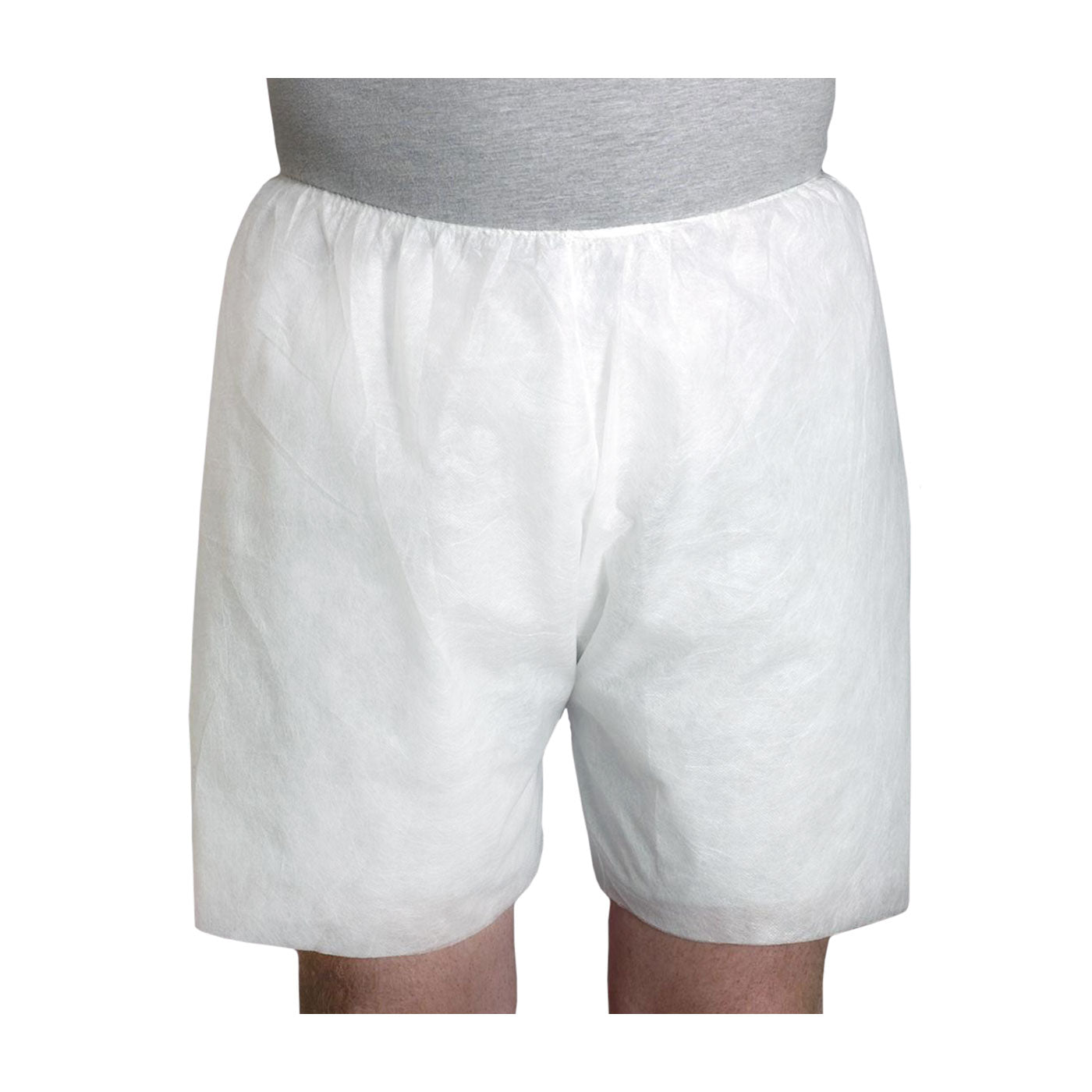 Disposable Boxer Shorts - White Disposable Underwear