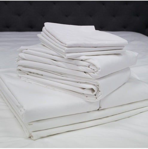 T200 Simply Better White Hospitality Bed Sheets