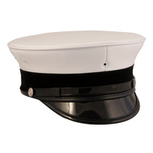 Load image into Gallery viewer, W. Alboum Fireman&#39;s Comfort Fit Fire Bell Crown Cap - White
