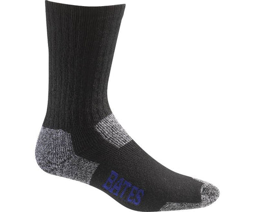 Bates E11917170-001 Utility Crew Socks (2 pack) - Black