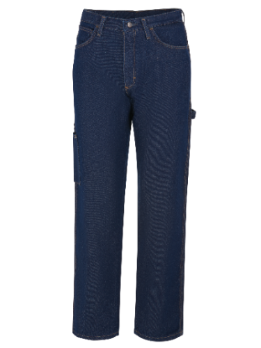 Bulwark PEJ8 Flame Resistant Pre-washed Denim Dungaree Pants - Excel FR (HRC 2 - 21 cal)