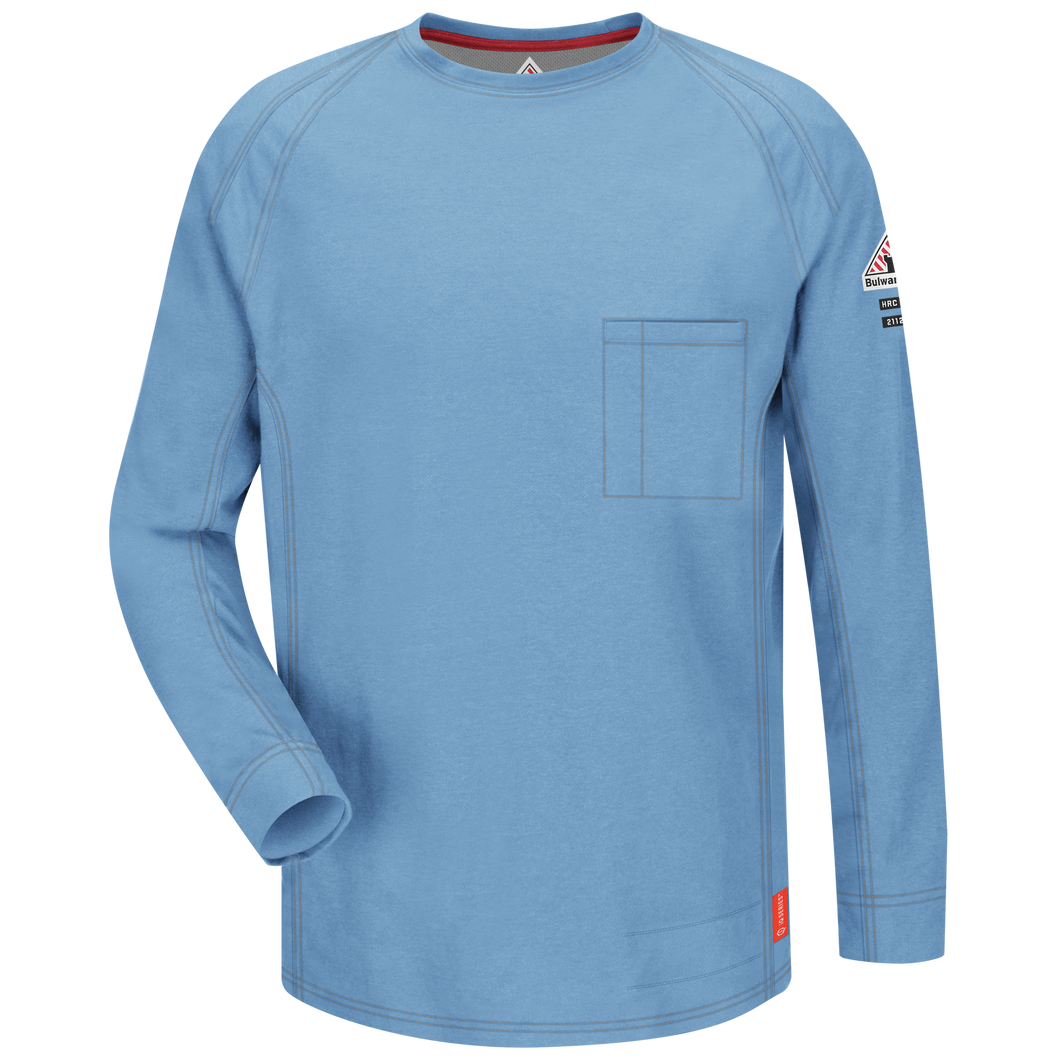 Bulwark QT32 IQ series Men's Comfort Knit FR Long Sleeve T-Shirt (HRC 2 - 8.2 cal)