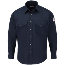Load image into Gallery viewer, Bulwark SNS2 Mens Lightweight FR Snap Front Deluxe Uniform Shirt - Nomex IIIA (HRC 1 - 4.4 cal)
