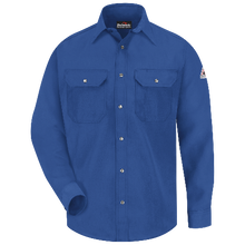 Load image into Gallery viewer, Bulwark SNS2 Mens Lightweight FR Snap Front Deluxe Uniform Shirt - Nomex IIIA (HRC 1 - 4.4 cal)
