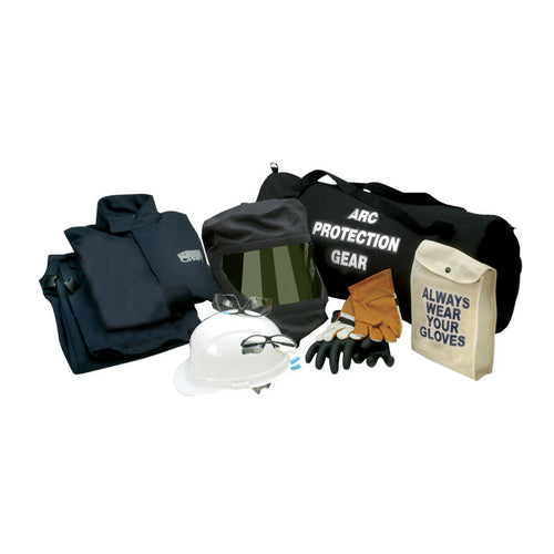 Chicago Protective Apparel AG20 Jacket & Bib Arc Flash Kit with Gloves (HRC 2 - 20 cal)