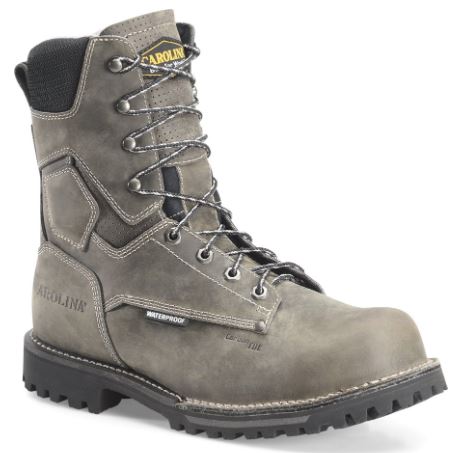 Carolina CA8532 Pitstop 8" Waterproof Composite Safety Toe Work Boot - Grey