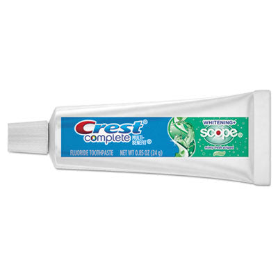 Crest Complete Whitening Toothpaste with Scope - .85 oz. tube (case)