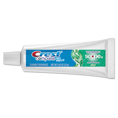 Crest Complete Whitening Toothpaste with Scope - .85 oz. tube (case)