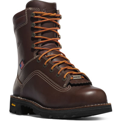 Danner 17305 Quarry USA 8" Work Boots - Brown