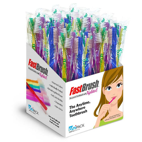 Unipack UDA-4001 Fast Brush Prepasted Toothbrushes (Case)