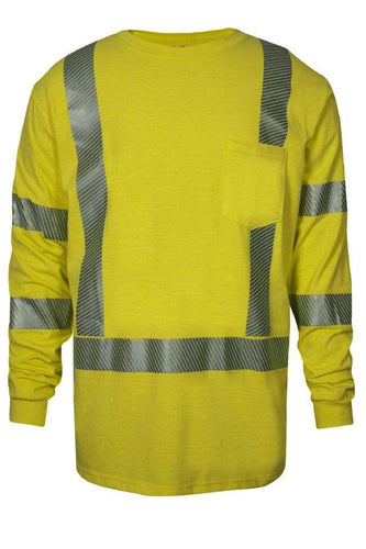 Drifire DF2-AX3-793LSP FR Strongknit Flame Resistant High Visibility Tee Shirt (HRC 2 - 10 cal)