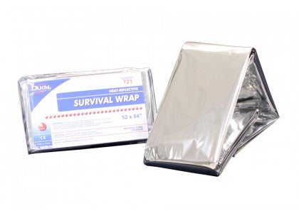 Dukal 721 Survival Wrap - 52x84 Disposable Mylar Blanket (Case)
