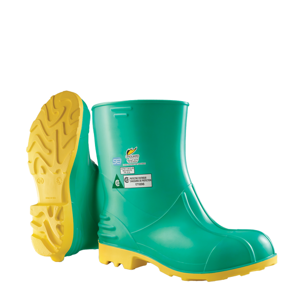 Dunlop 8701500 HazMax Men's 11"  Chemical Protective PVC Boots