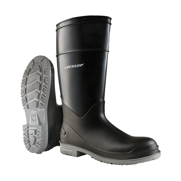 Dunlop 8968200 Goliath Men's Steel Toe Boots w-Steel Shank - Black